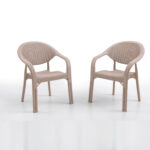 Bamboo Garden Armchair & Outdoor Lounge Armchair - Image 5