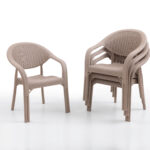Bamboo Garden Armchair & Outdoor Lounge Armchair - Image 6