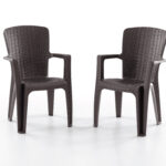 Liza Side Garden Armchair & Outdoor Lounge Armchair - Image 5