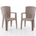 Liza Side Garden Armchair & Outdoor Lounge Armchair - Image 10