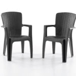 Liza Side Garden Armchair & Outdoor Lounge Armchair - Image 15